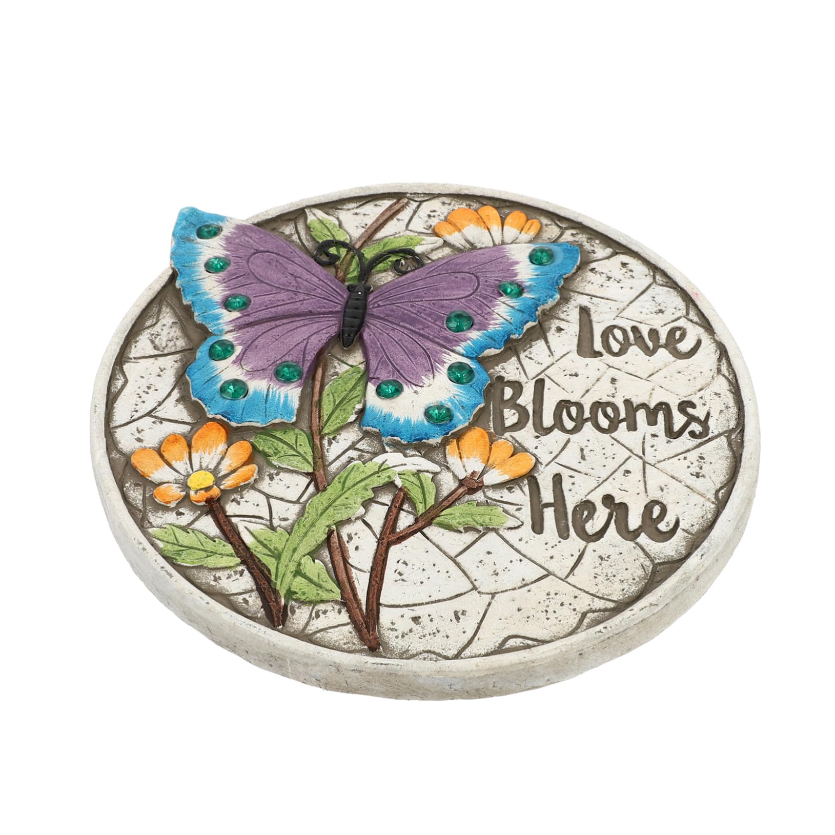 BESPORTBLEFrog Statue Stepping Stone Turtle Statue Resin Molds Ting Step Stone Garden Stones Flower Garden Stepping Welcome Sign Decor Patio Landscape Step Stone Frog Child The Sign Cement