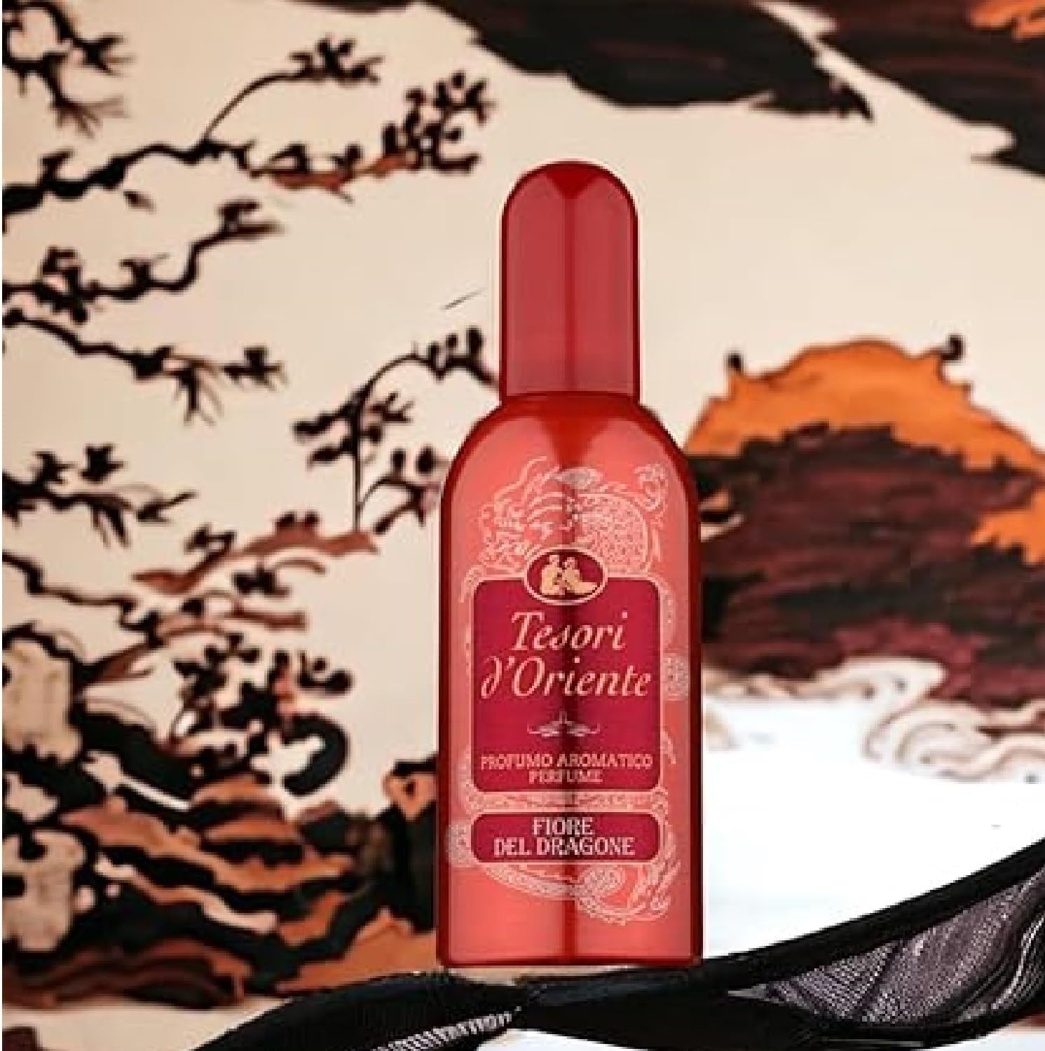 Tesori D'oriente Fiore del Dragone 100ml, fruchtig-aromatisches Parfüm 3x100ml + Italian Gourmet polpa 400gr
