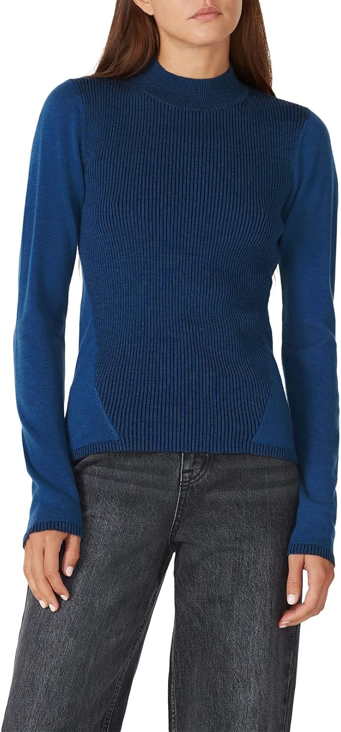 Victor Alfaro Collective Rent The Runway Pre-Loved Blue Rib Knit Sweater - Image 3