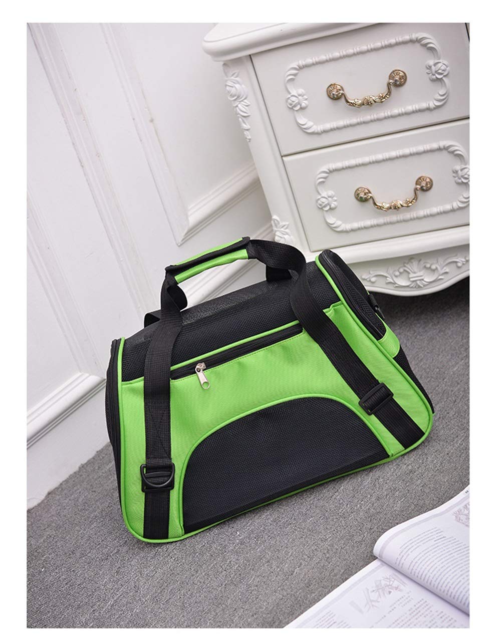 Sac portable pour chat et chien anti-stress avec filet aéré