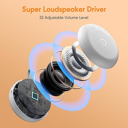 Miniatura 6 de Máquina de ruido blanco para bebé, máquina de sonido portátil con 33 sonidos relajantes, temporizador y función de memoria para dormir, viajes,