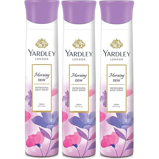 Yardley London Morning Dew Deodorant Combo For Women 150 ml