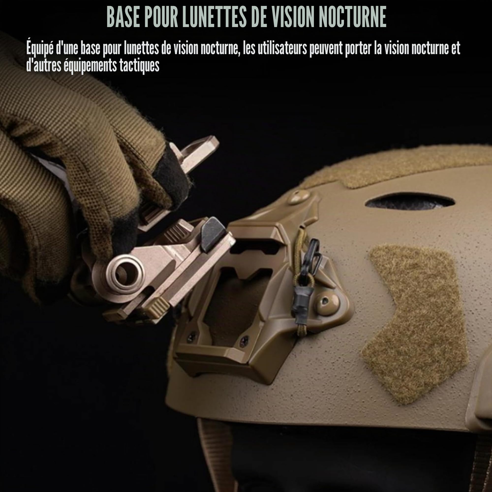 Casque Tactique Fast SF High Cut, Version sablée, Fentes pour Sangles de Casque, Trous de Connexion pour Masque de réserve, Casques Airsoft CS Game