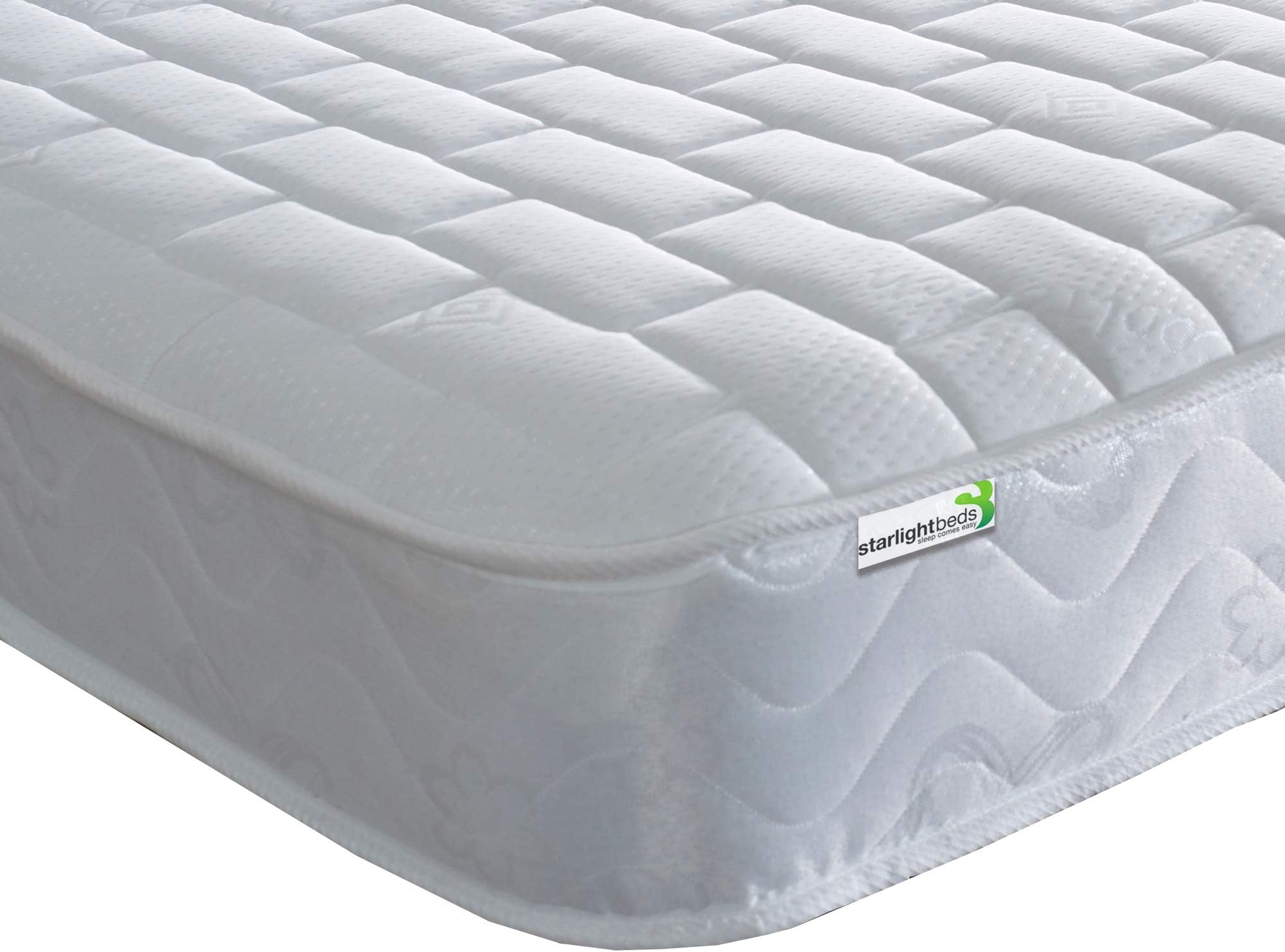 Shorty Mattress (2ft6 x 5ft9) (75cm x 175cm) Shorty Memory Foam Sprung Mattress