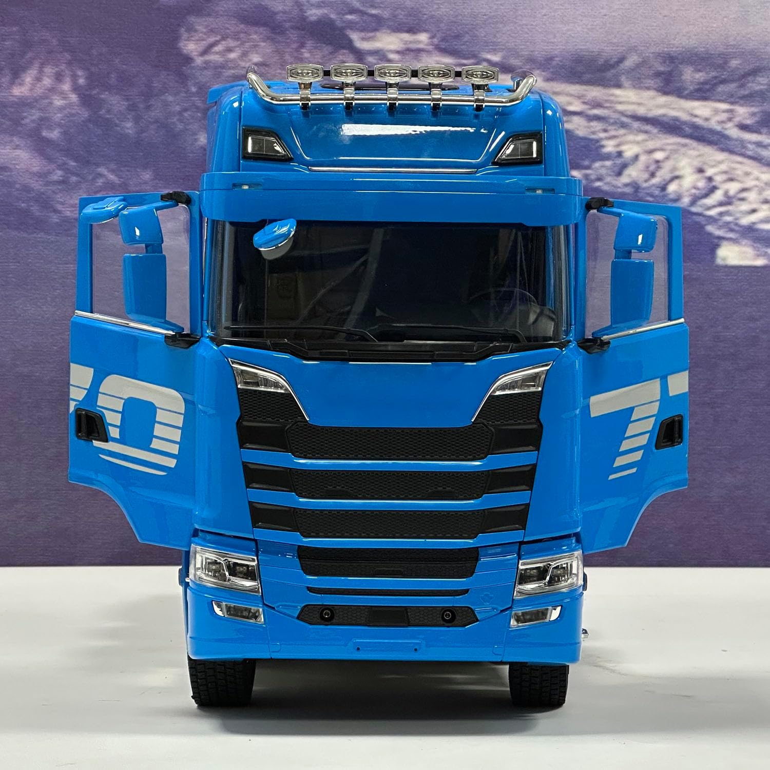 TOUCAN RC HOBBY 1/14 8x8 Remote Control Tractor Truck 2Speed Transmission RC Lorry Vehicle Metal Chassis Light Sound System No Differential Lock