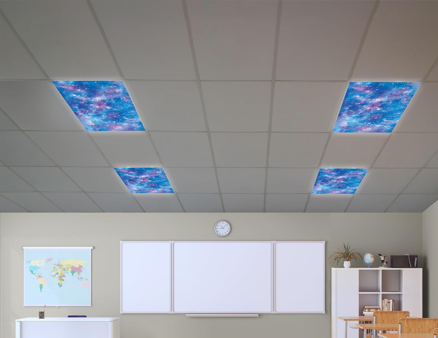 Teacher Created Resources Deep Space Calming Covers Ceiling Light Filters (TCR20141)