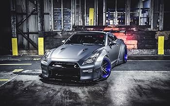 BABYL ポスター 楽天市場】絵画風 壁紙ポスター (はがせるシール式) 日産 GT-R