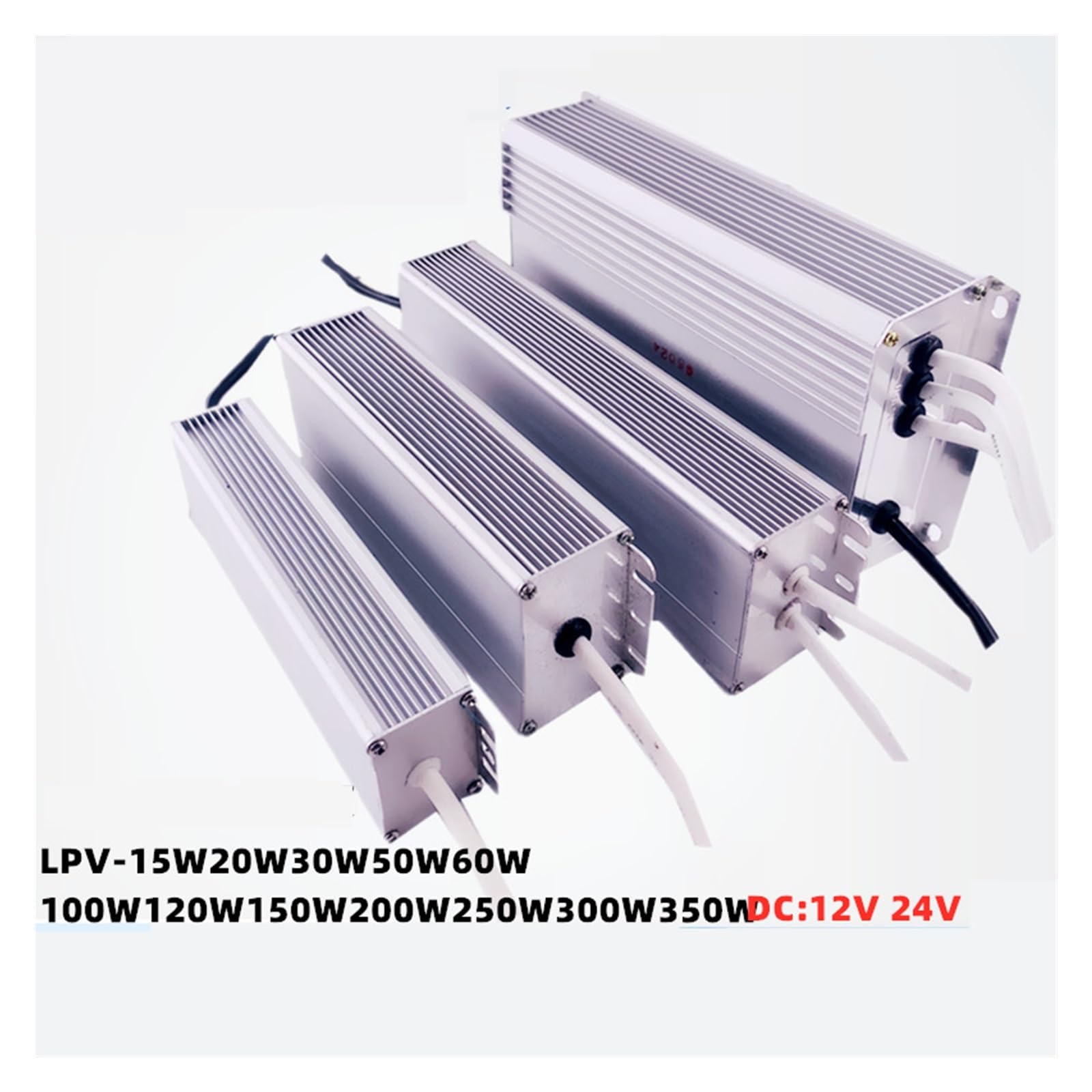 12 W, 35 W, 60 W, 120 W, 200 W, wasserdicht, für den Außenbereich, 12 V, 24 V, 36 V, 48 V, LED-Controller, Aluminiumgehäuse (220 V, 24 V, 35 W)