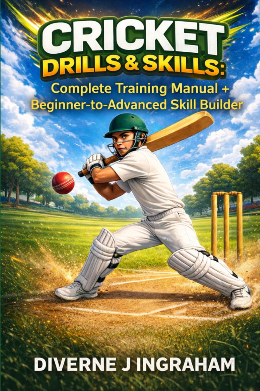 CRICKET DRILLS & SKILLS: Complete Training Manual + Beginner-to-Advanced Skill Builder (SPORTS Drills & Skills)