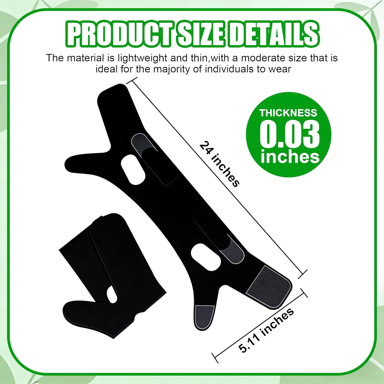 Anti Snore Chin Strap, Snore Stopper Adjustable, Chin Strap for Sleeping Comfortable Stop Snoring Solution, Anti Snoring Devices Breathable and Reusable - Image 4