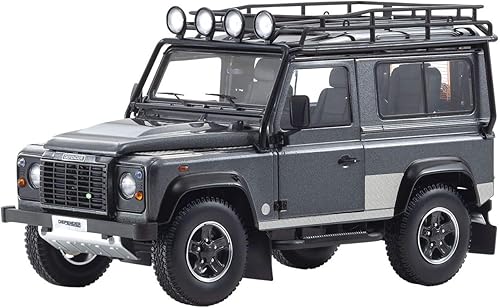 Kyosho KY8901TR 118 Land Rover Defender 90-Dark Grey Coche miniatura coleccionable, multicolor