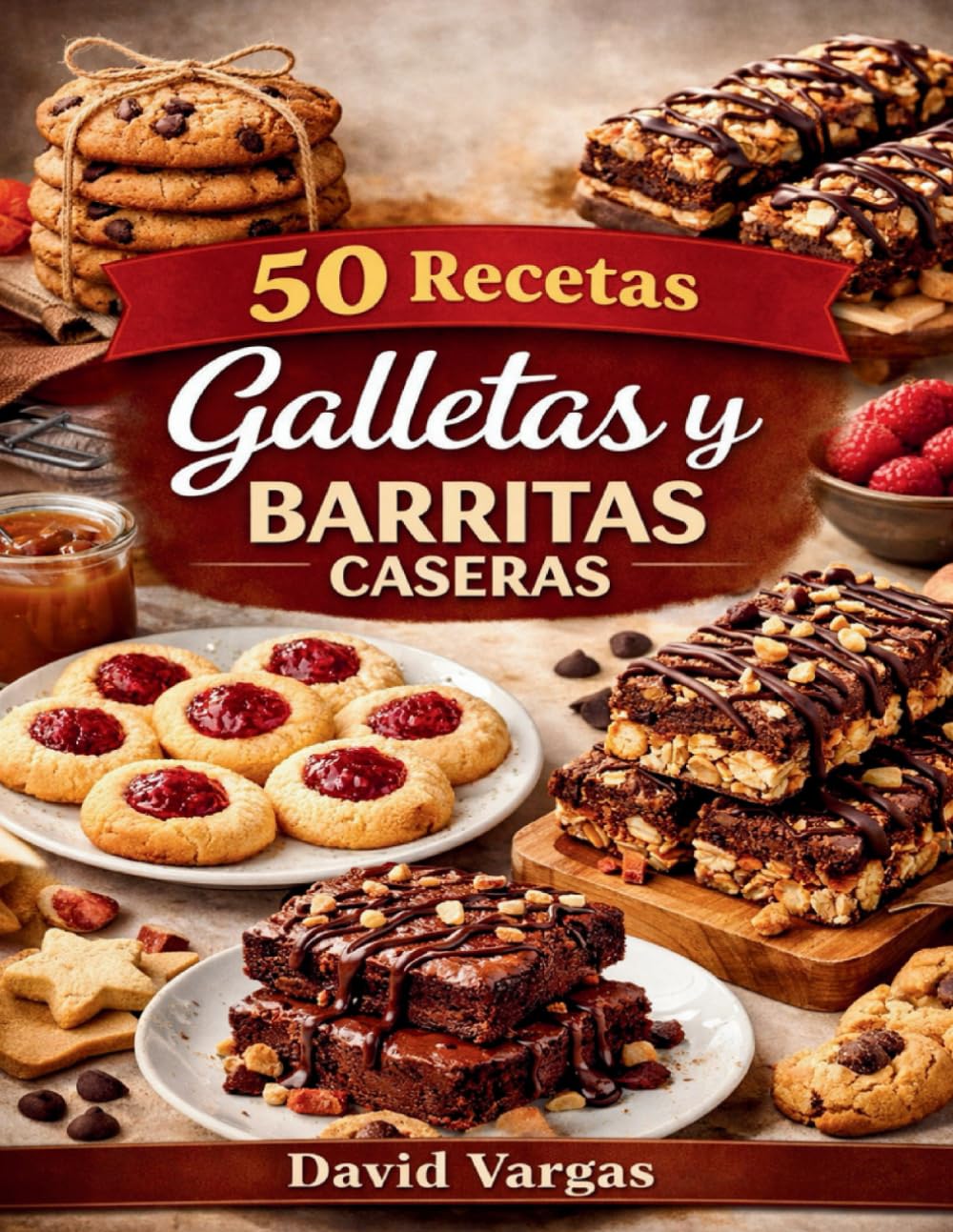 50 Recetas de Galletas y Barritas Caseras: Ideas dulces para disfrutar en casa cada día