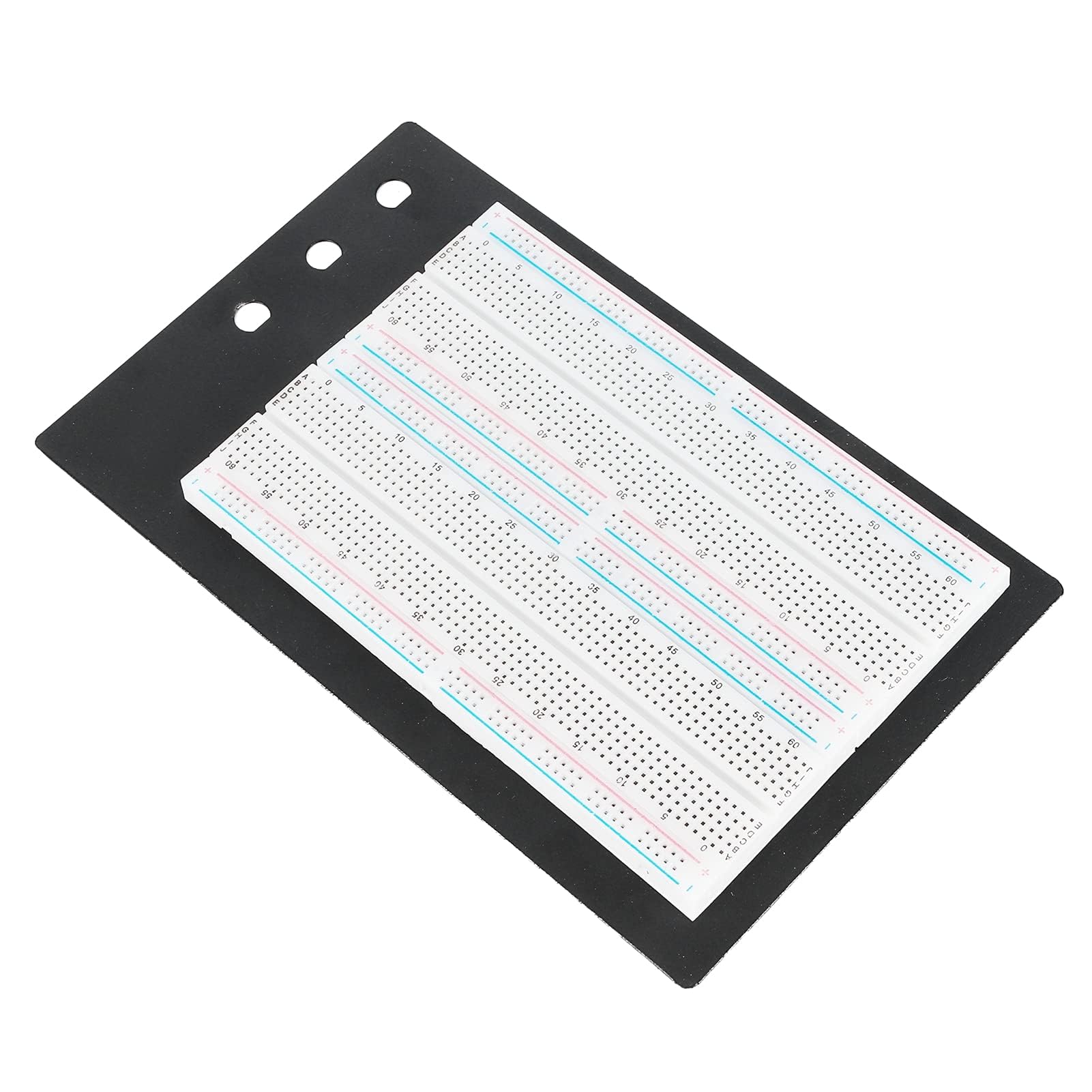 Tagliere senza saldatura 1660 Punti 3 Binding Post Wires Breadboard con 65 ponticelli per circuito di prototipazione, Tagliere