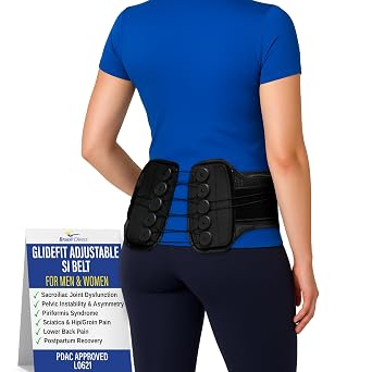 GlideFit SI Belt for Sacroiliac Joint & Lower Back Pain L0621