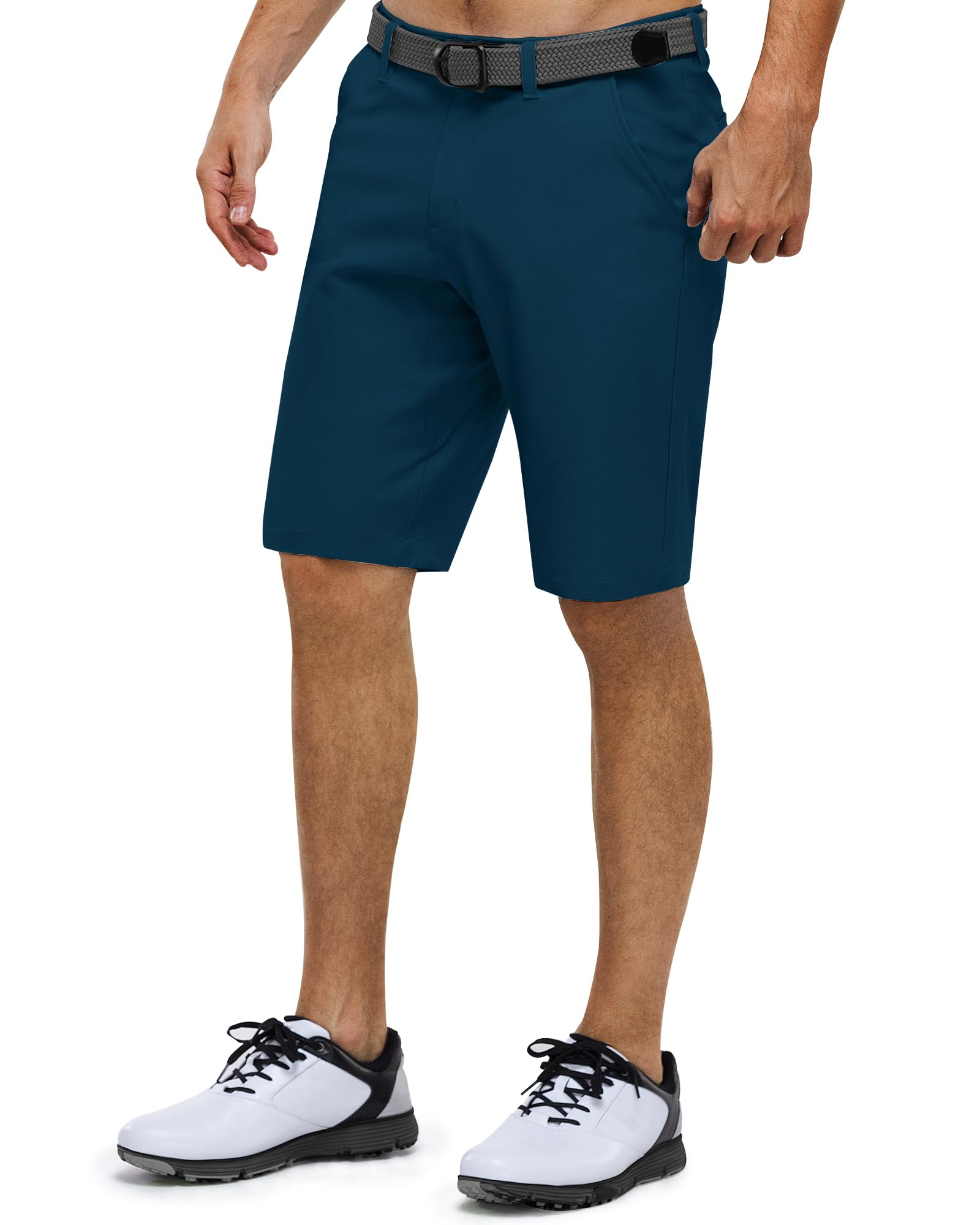 33,000ft Short de Golf pour Homme, Short de Randonnée pour L'extérieur, Protection Solaire UPF 50+, Short Décontracté Lléger et Respirant