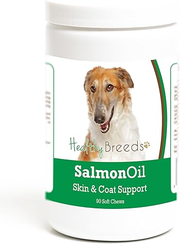 Miniatura 143 de Healthy Breeds Golden Retriever - Aceite de salmón masticable suave, 90