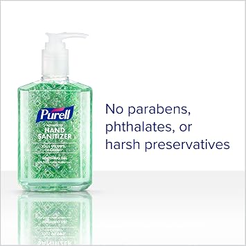 Purell Hand Sanitizer Soothing Gel Pump Bottle, 4ct x 8 oz - 9674-06-ECDECO