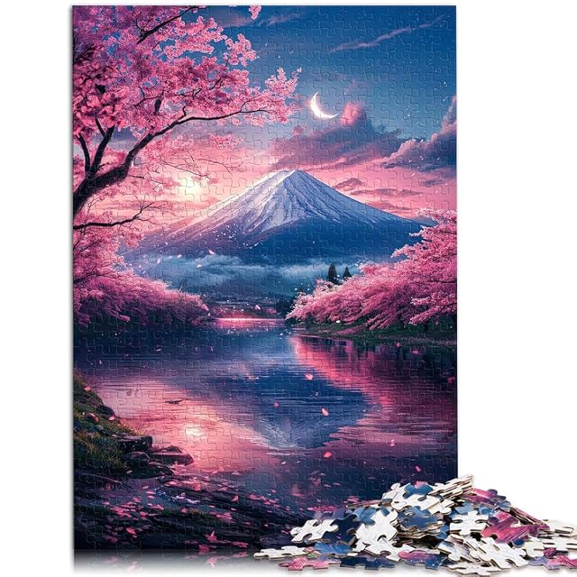 Foto 2 de 6 de Rompecabezas para Adultos de 2000 Piezas Sakura en el Monte Fuji