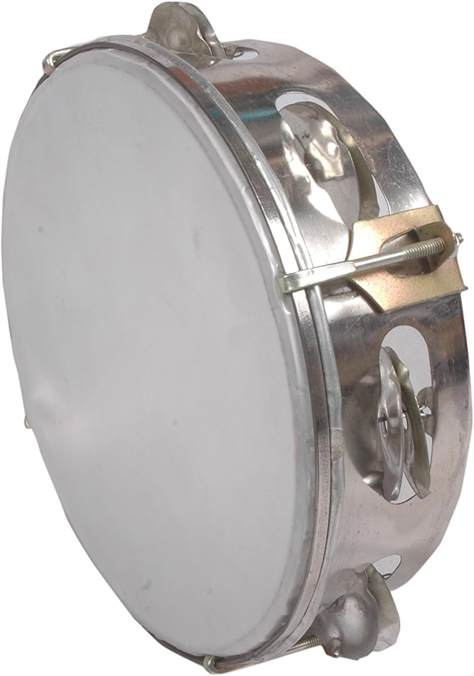 Handmade Small Wooden Dhapali Indian Folk Musical Instrument Drum with Rings