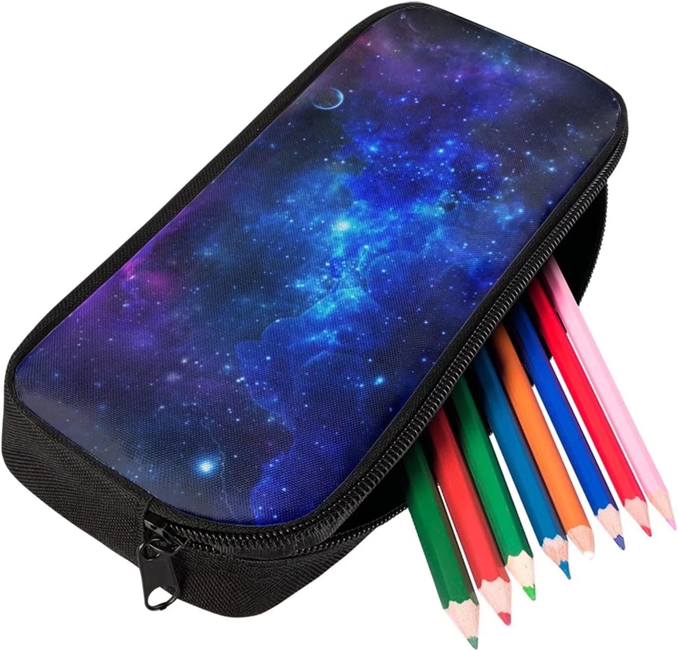HELLHERO Galaxy Pencil Case Pouch Pen Bag for Kids Boys Girls Stationery Pouch Marker Organzier Protable Cosmetic Bags Coin Purse - Image 3