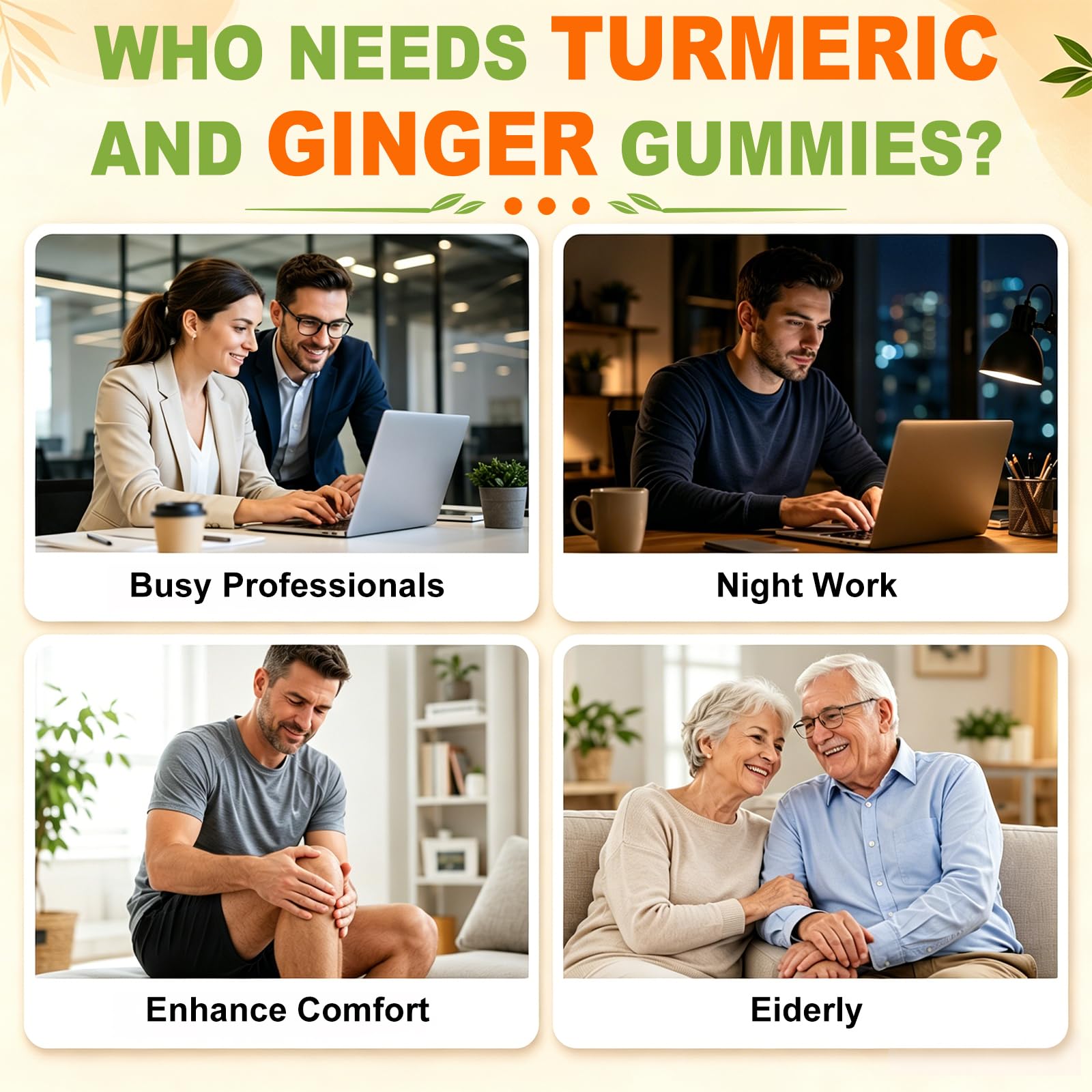 Turmeric and Ginger Gummies 90 Count with Black Pepper for High Absorption — Amazon image 6