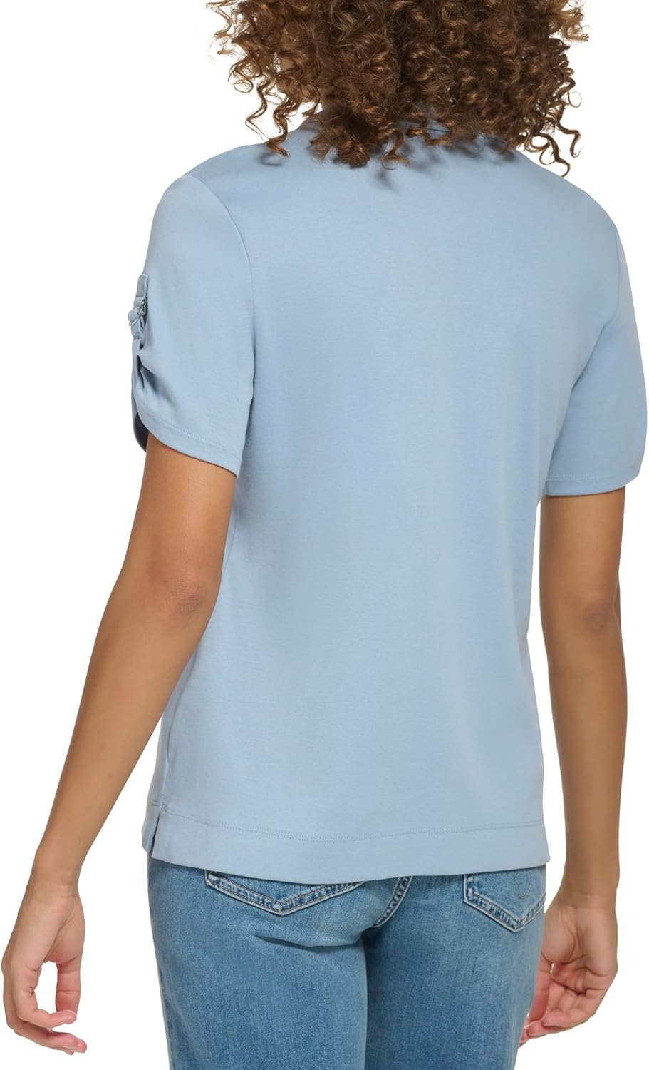 Calvin Klein Womens Casual Comfortable D Ring Polo T ShirtT-Shirt - Image 3