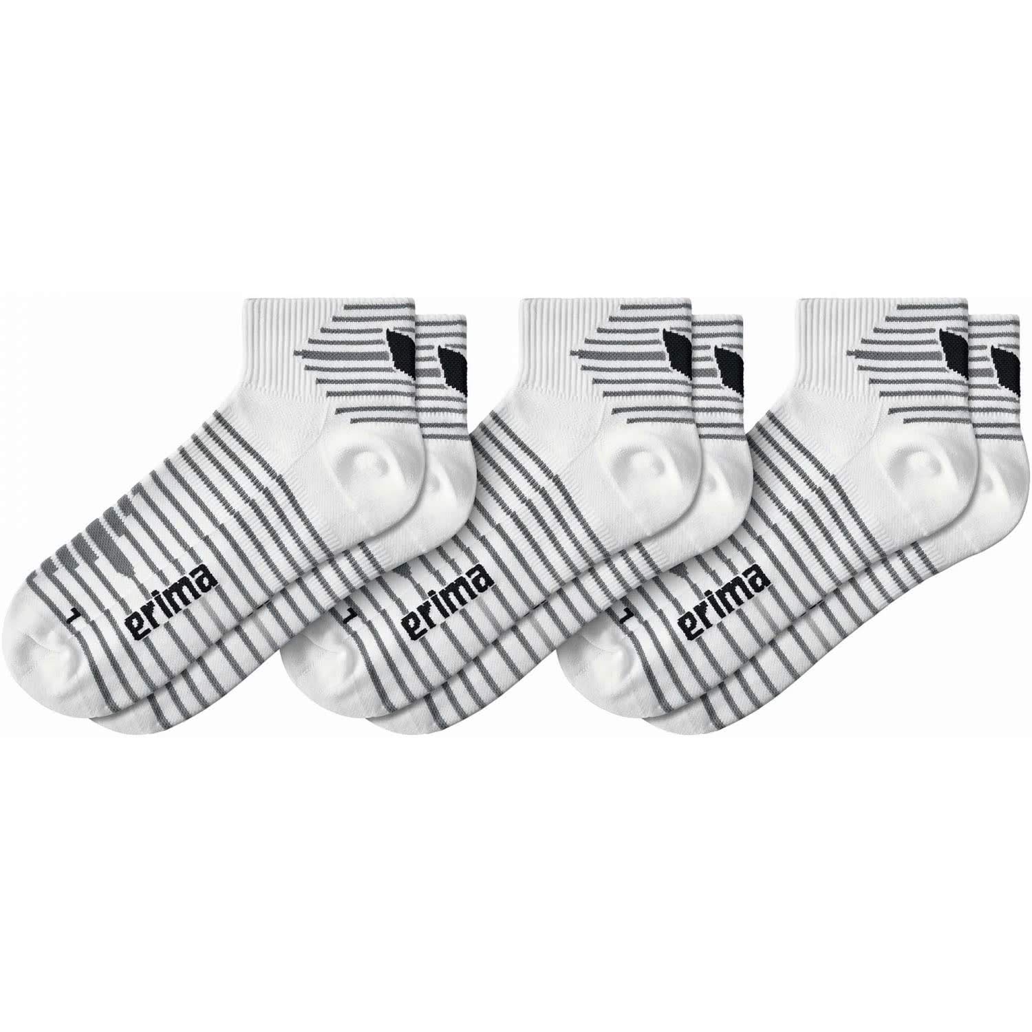 Erima Unisex Blanc Set Of 3 Pairs Of Sock Liners