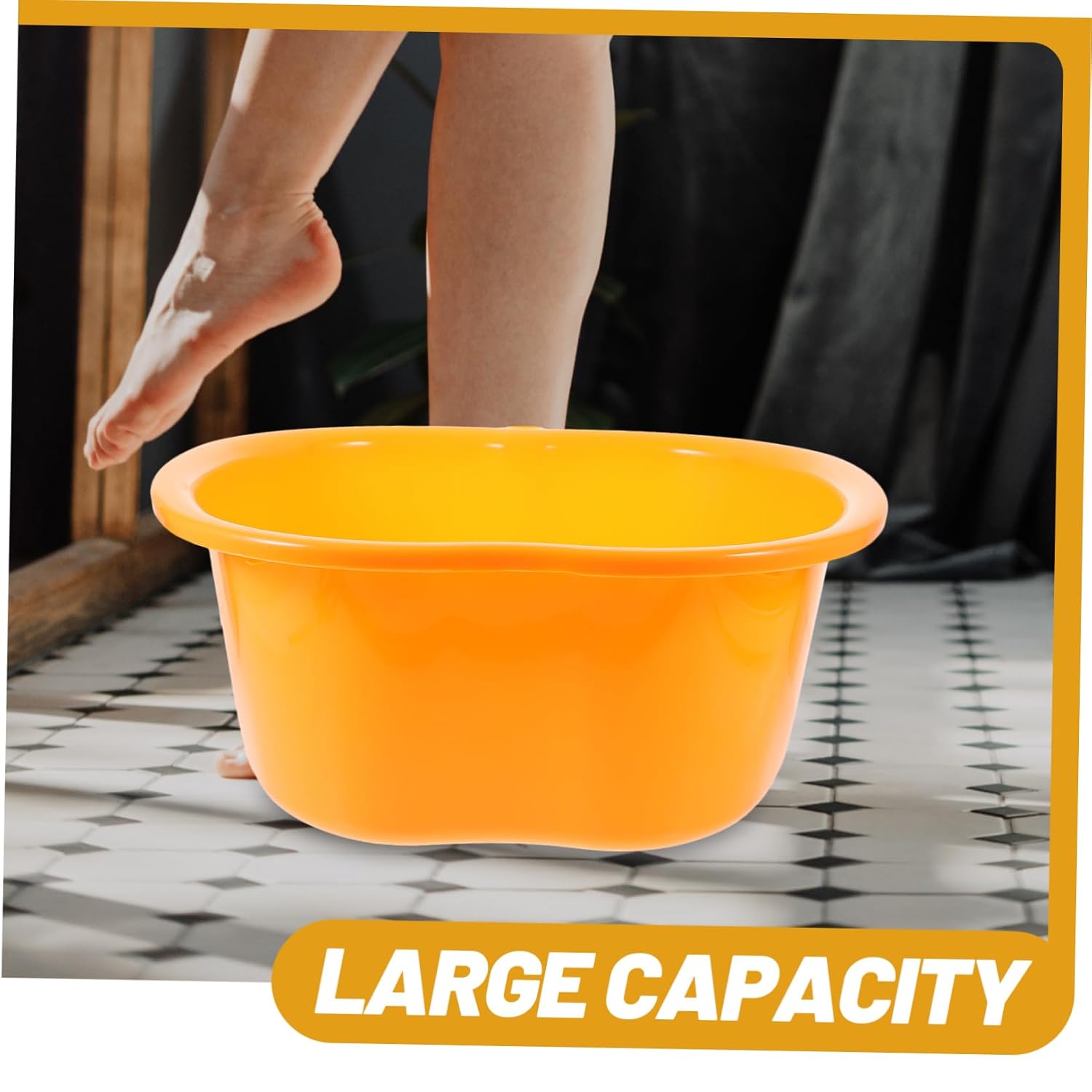 Ipetboom Thick Foot Bath Bucket Spa Massager for Feet Portable Pedicure Soaking Tub Massage Features for Home Use