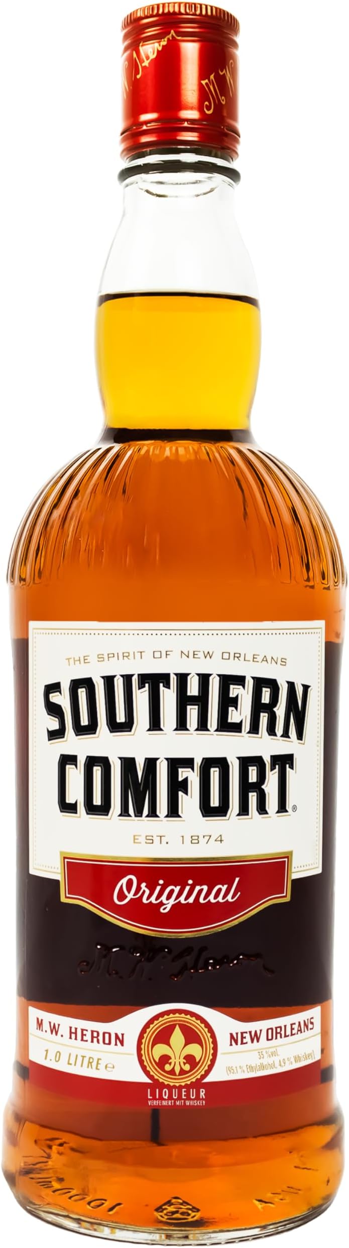Southern Comfort Original, Liqueur with Whiskey, 1L, 35 Percent ABV