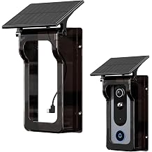 Solar Panel Doorbell Rain Cover Protector Suitable for All Doorbell Models