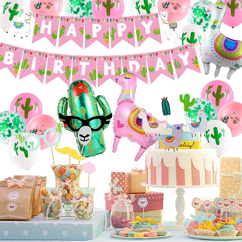 Lama-Party Hintergrund „A Whole Llama Fun“ – Bunt, Groß & Wiederverwendbar | Für Geburtstag, Baby-Shower & Fiesta
