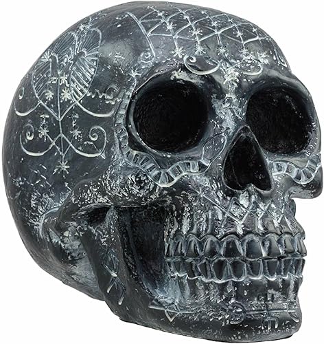 Miniatura 4 de Ebros Gift Gótico Erzulie Freda Veve Haitiano Antiguo Vudú Hechizos de Amor Romance Talismán Tatuaje Cráneo Estatua Gótica Cráneo Lwas Voudou Loa