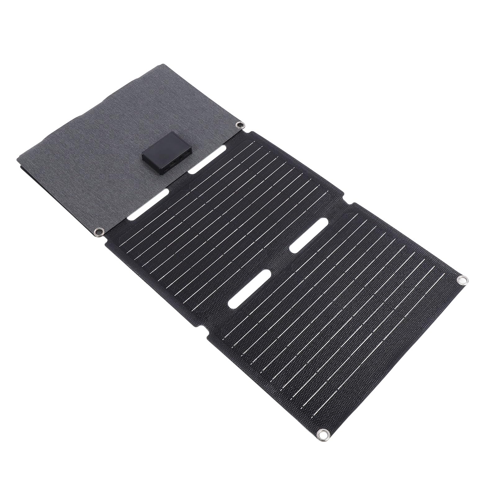 Caricatore a Pannello Solare Caricatore Solare Portatile a Ricarica Rapida Alta Potenza 40 W Compatibilità Multi-dispositivo Design a 4 Slot per l'escursionismo