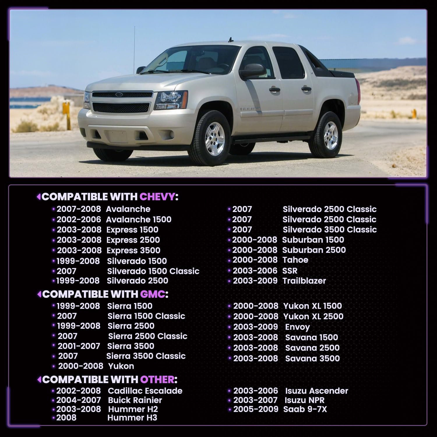 Upgrade Silverado/Sierra Automatic Belt Tensioner Assembly Compatible with Chevy Silverado Suburban Tahoe GMC Sierra Yukon Savana Escalade Rainier - V8 4.8L, 5.3L, 6.0L, 6.2L, Replaces# 38158