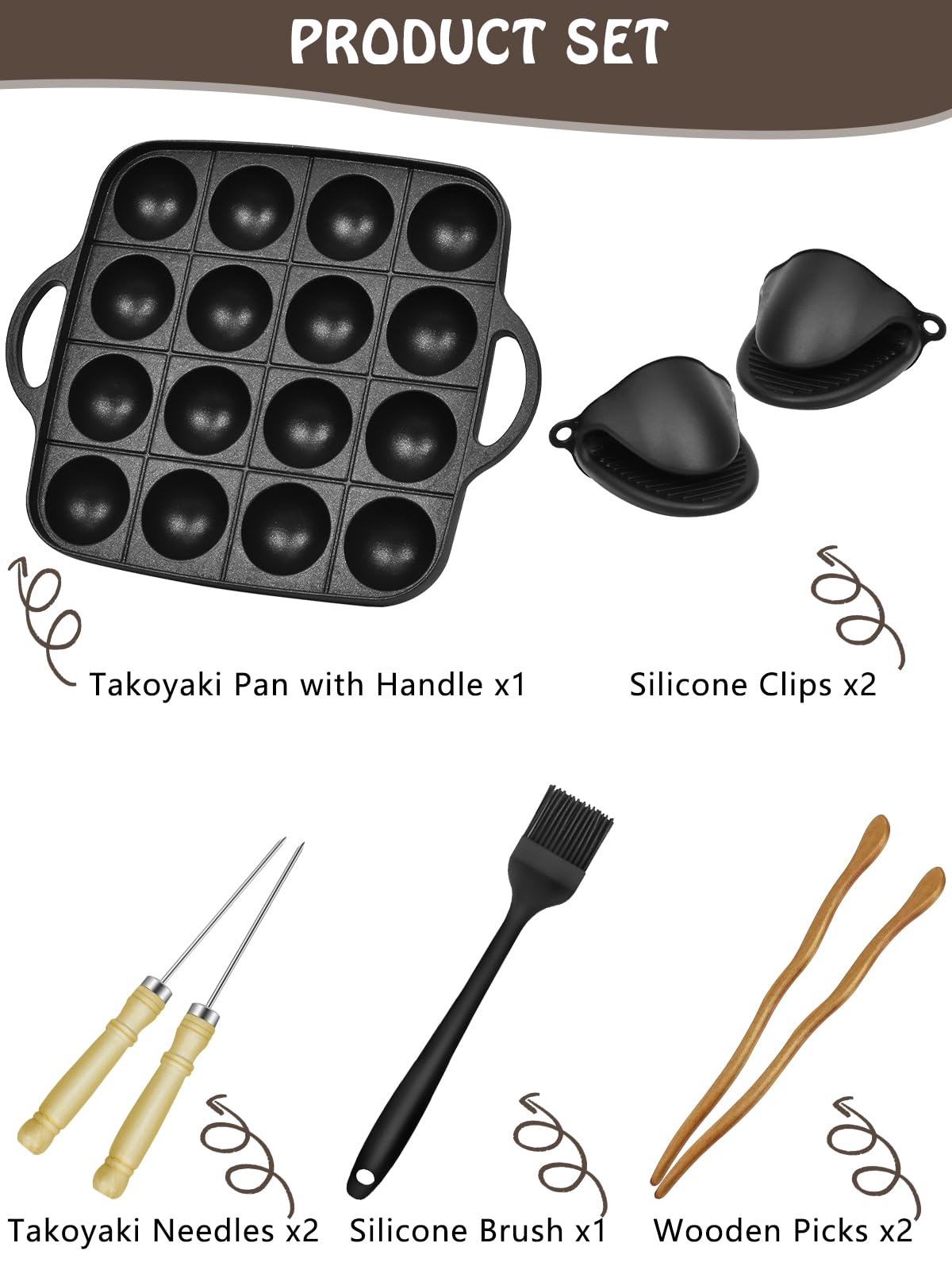 Artcome Takoyaki Pan - Make Octopus Balls! -2 Artcome Takoyaki Pan - Make Octopus Balls! -2