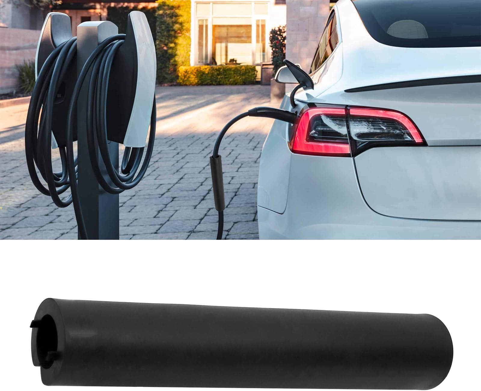 SplashNColor EV Cable Protector Garage Door Cable Pass