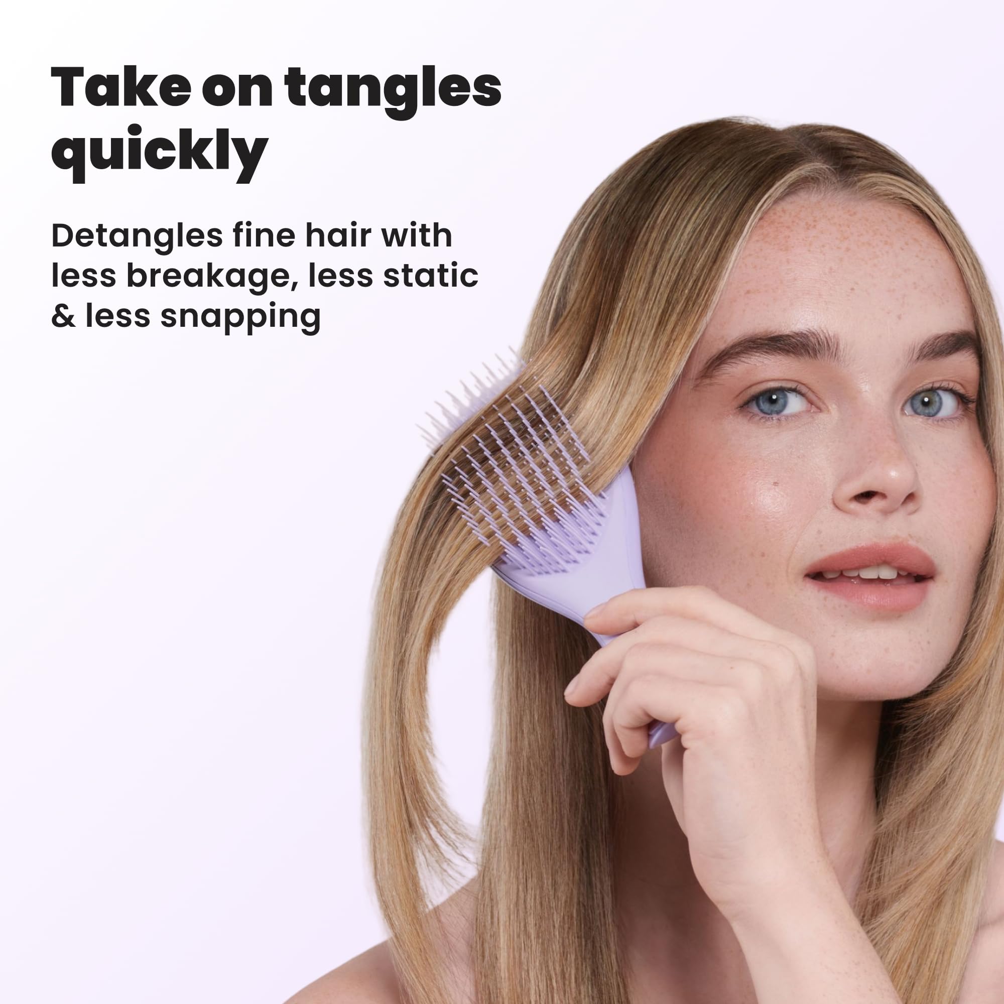 Tangle Teezer Die Entwirrungsbürste für feines und brüchiges Haar für nasses und trockenes Haar | Coloriertes, feines und brüchiges Haar | Hypnotisches Jaspisdesign
