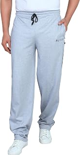 Particle Premium Men’s Plus Size Athleisure Track Pants | Big & Tall Straight Fit Lounge Pants (Waist 36-54) | 230 GSM Rib... Price In India