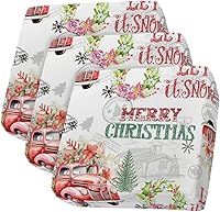 Vista 44 de Christmas Tree Couch Cushion Covers, Stretch Sofa Cover with Elastic Bottom, Merry Christmas Xmas Tree Snowflake Rustic Sofa Slipcovers Protector