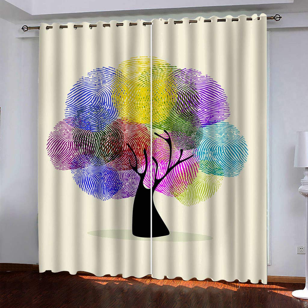 Anti chaleur & froid rideau salon occultant thermique 2 pièces 140x280cm