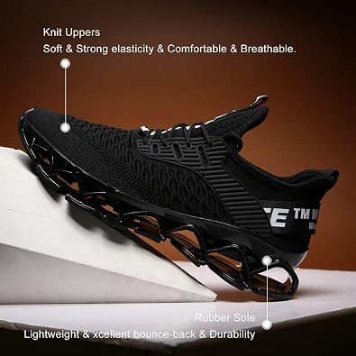 Men's Running Shoes Mesh Athletic Sport Sneakers Gym Fashion Trainers Tennis Casual Walking Zapatos