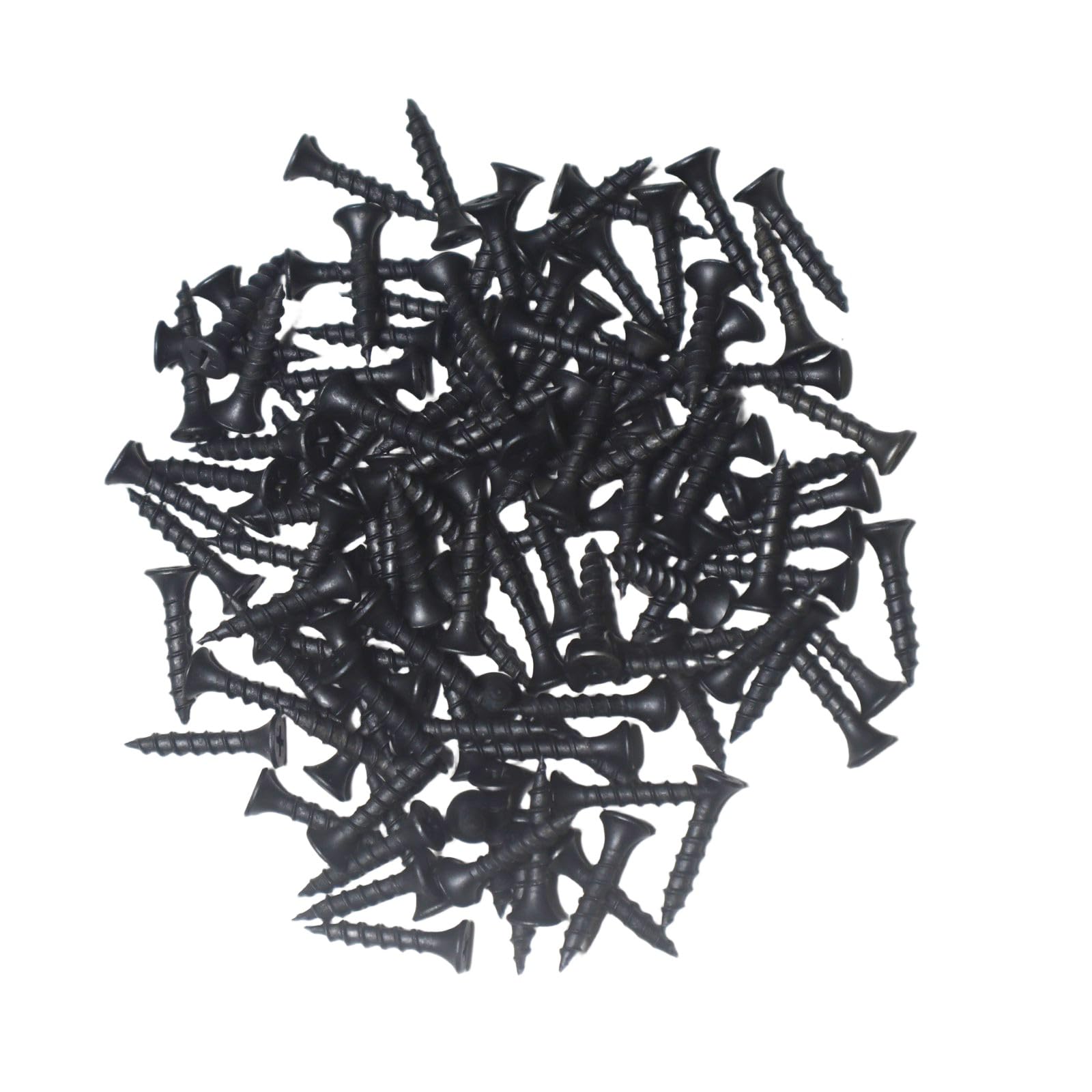 100pcs #6 X 1-3/8" Wood Screws – Flat Head, Phillips Drive, Zinc Coated, Fine Thread, Carbon Steel For Interior Use – IMSCREWS
