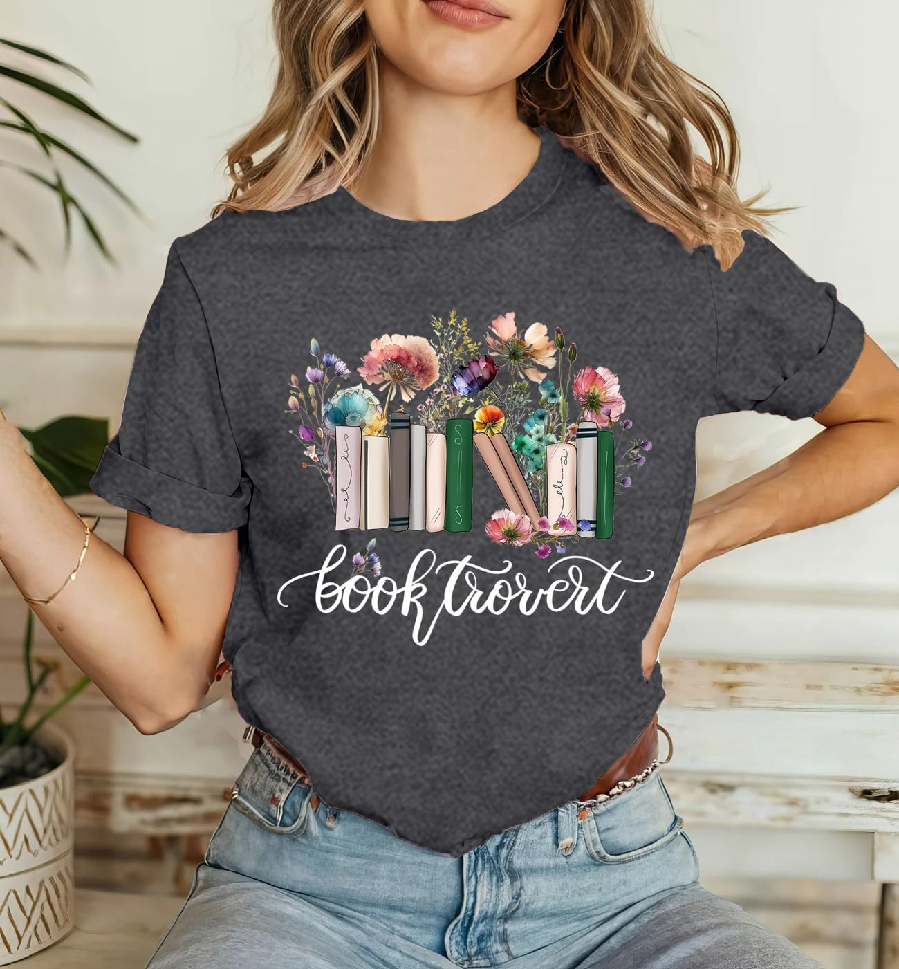 Reading Shirt for Women Freedom to Read Books T-Shirt Bookworm Shirts - Image 3