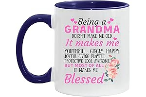 Blessed for Being Grandma 11oz 15oz Inner Color Accent Mug: A Gift...