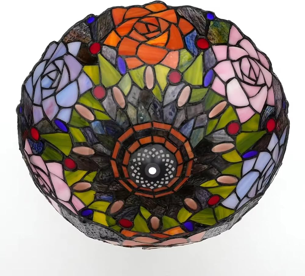 Amazon.co.jp: ティファニースタイルのランプシェードの交換、12インチ