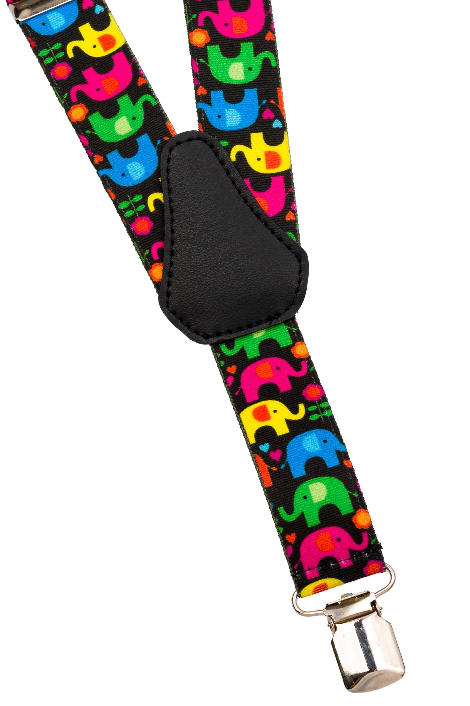 Tirantes de Tela Elastizada Infantiles Unisex Forma Y Elefante 1-5 Años 2.5cm
