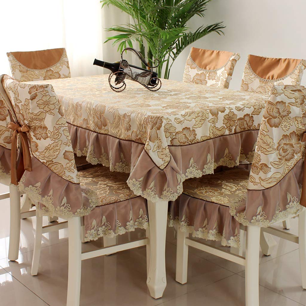 Nappe tissu lavable anti tache et housse de coussin pour protéger vos chaises usées