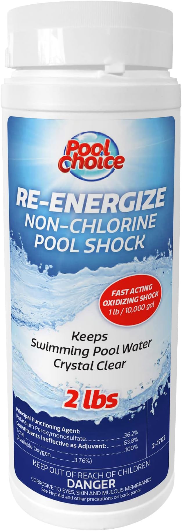 SpaChoice 2-1702 Non Chlorine Pool Shock, 2-Pounds