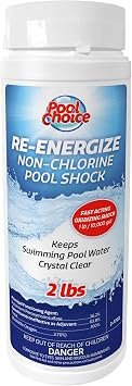 SpaChoice 2-Pounds Premium Re-Energize Pool Shock, Made in USA