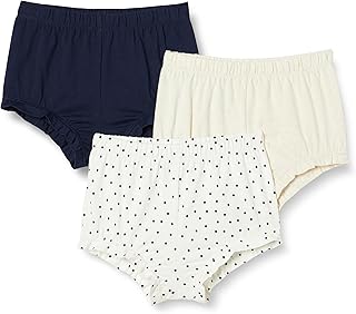Pantalones Cortos Bombachos de algodón Bebé y Niña Pequeña, Pack de 3